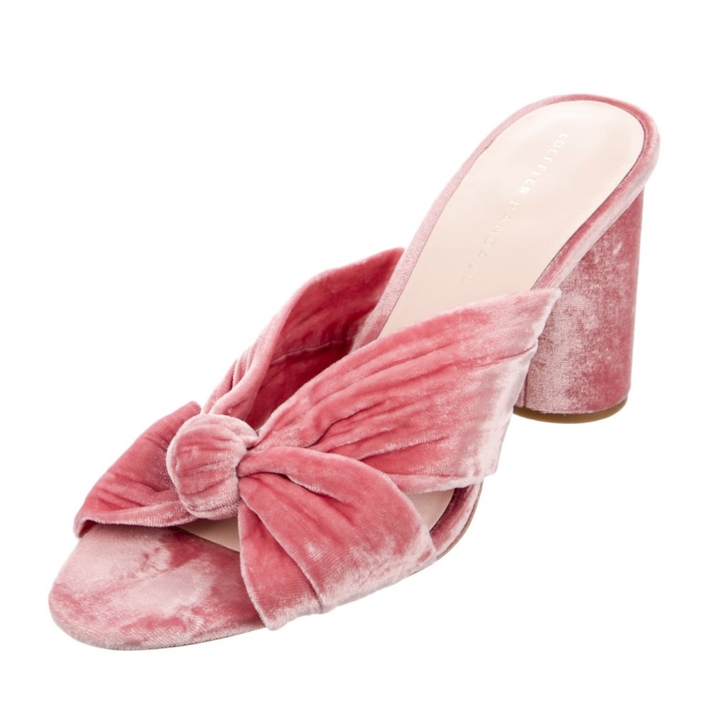Loeffler Randall Velvet Slides